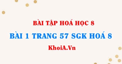 Bài 1 trang 57 SGK Hoá 8: Cách lập công thức hoá học